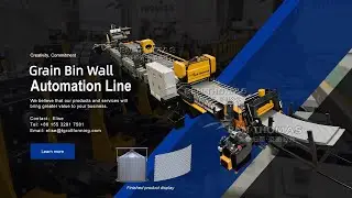 Line for Making grain bin silo / Grain silo sidewall roll forming line / grain bin silo roll former