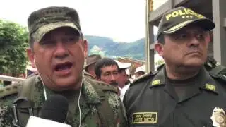 Declaraciones del general Juan Pablo Rodríguez Barragán
