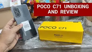 Poco C71 Unboxing and Review 4GB RAM 128GB Xiaomi Phones #Gadgets