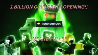 INSANE 1 BILLION COIN CRATE OPENING POLY Z RNG (CRAZY PULLS!)