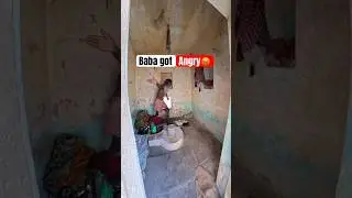 Angry😡 baba at varanasi ghat #varanasi #assighat #ghatsofvaranasi #funnyshorts