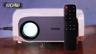 Удивительно выгодная цена? | FUDONI R7: Wi-Fi Bluetooth-проектор 1080P с портативным экраном [ОБЗОР]