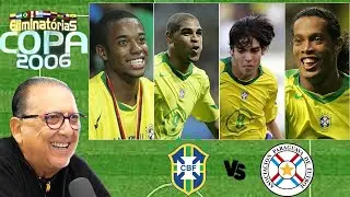 Eliminat&oacute;rias 2005 Brasil 4 vs.1 Paraguai