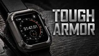 Spigen Tough Armor gunmetal protector case for the 42mm Apple Watch