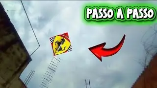 Como Fazer uma Pipa Perfeita? Tutorial Raia - flechinha! 🔥