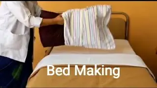 Bed Making Procedure In Nursing Full Video / Bed Making Theory & Practice Procedure