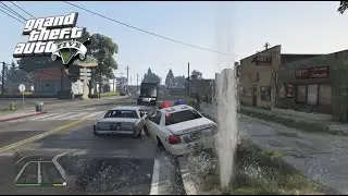 GTA 5 Crazy Police Pursuit Driving Police car Ultimate Simulator chase lspdfr lspd #25