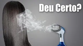 Usei um Steamer pra alisar uma Lace Sintética com o vapor! Deu certo? | Suzie Sarah Glock