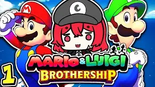 Italian VTuber Plays Mario & Luigi: Brothership! pt 1 | 🔴LIVE Gameplay & Impressions