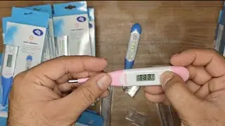Getwell digital thermometer unboxing