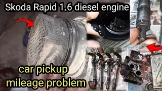 Car pickup problem || Car mileage problem ||Skoda Rapid 1.6 diesel engine /Valve cover gasket replac