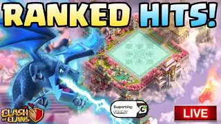 Electro Dragons And Dragon Rider Ranked Hits on 3 Accounts! (Clash Of Clans LIVE) - Vertical