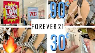 FOREVER 21 CLEARANCE!!! *90% OFF* HUGE .30 cent to .90 cent SHOE + MAKEUP SALE!!!