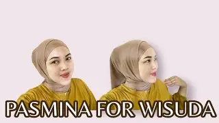 INI NIH TUTORIAL PASMINA BUAT WISUDA YANG MUDAH #tutorialhijab #tutorialjilbab #jilbab