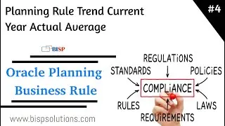 Planning Rule Trend Current Year Actual Average | Oracle EPM Rule | EPM Advance Business Rule | BISP