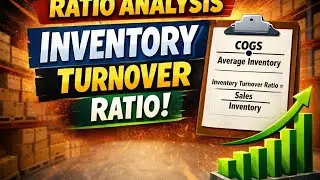 Ratio analysis - inventory turnover ratio - practical question 6 - #b2kaccounts 