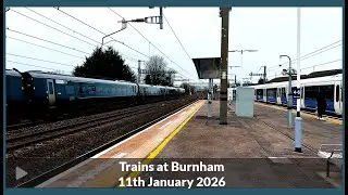 Trains at Burnham | GWR and Elizabeth Line on the GWML | 4K