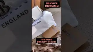 BURBERRY TB MONOGRAM BAG #shorts #slingbag #bags #trustedseller