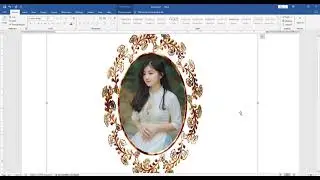 Design frame photo in Microsoft word [speak khmer] | Doc & Form