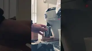 Testing out my new Niche Zero coffee grinder for my coffee corner