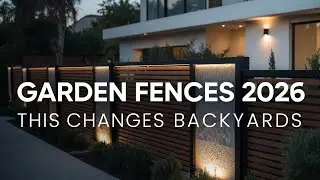 Garden Fence & Backyard Wall Design 2026