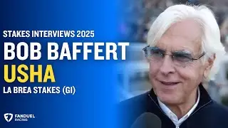 Bob Baffert talks Usha after the La Brea Stakes (G1)