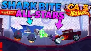 THE FINAL HOT WHEELS ALL-STARS - *SHARK BITE* - C.A.T.S NEW PARTS (Crash Arena Turbo Stars)