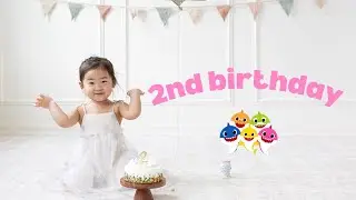 DIY 2-Year-Old Birthday Party // Prep & Decor, Baby Shark Cake, Balloon Arch