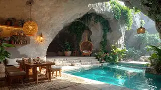 Hidden Tropical Jazz | Morning Jazz in a Secret Hideaway for Stress Relief & Focus