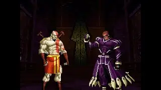 Kratos vs Clone Zero (GOD OF WAR vs KOF)