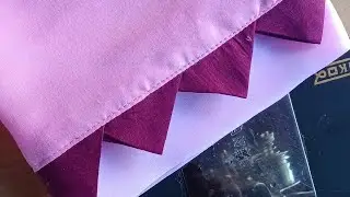 Trouser design with triangle cutting and stitching||Trouser ke design||Pant design cutting