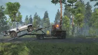 SnowRunner - Towing & Recovery Job w/ Chevrolet C70 Wrecker 