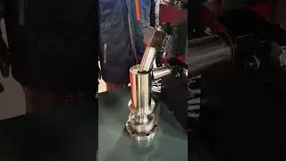 Thin-walled stainless steel flanging #flanging machine #flanging machine manufactured by Dongsheng