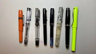Not a pocket pen! Some favourite smaller fountain pens.