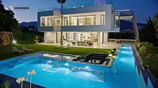 Moderne Luxusvilla Privat Aloha Golf Nueva Andaluc&iacute;a Marbella  4K UHD | Modern Architecture Design