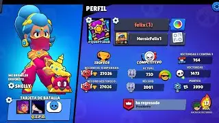 (mi tercer cuenta cuando consigue todos los buffies y mas brawlers desbloqueado)#brawlstars