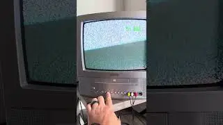How to change input on a CRT TV with no remote .