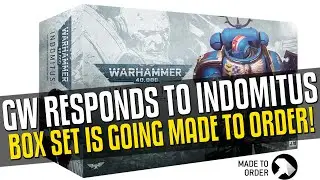 GW Responds: Indomitus Made to Order!