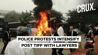 Delhi Police vs Lawyers | Cops Take to Streets to Demand Protection