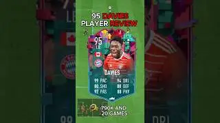 95 Level up DAVIES player review fifa 23 #shorts #short #fifa23 #fifa #football #review