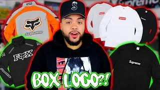 Supreme Box Logo Week 7 FW20 RESELL + FOX COLLAB CONFIRMED