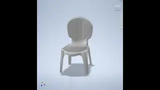 New Monobloc Chair using Freeform from Inventor 2025 version.