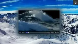 Aurora Player - Windows Store App: Background Image