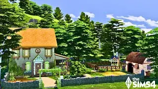 Overgrown Lived-In Small Cottage 🏡 | Sims 4 Speed Build