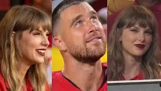 Taylor Swift and Travis Kelce Obsessing over each other at Chiefs Vs Broncos game for 12 minutes...