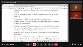 ND25 CAG2 Auditing and Ethics - Cha 1 - Nature, Objective and Scope of Audit (cond)