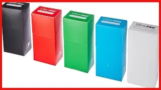 Great product -  Ultra Pro Magic/Pokemon/YuGiOh Cards Deck Boxes, Set of 5 (Red, Blue, Green, Black
