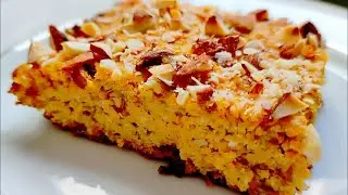 Диетический овсяно-морковный пирог! Просто и полезно, вам понравится!