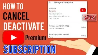How to Deactivate YouTube Premium Membership || Cancel YouTube Premium Subscription In Hindi