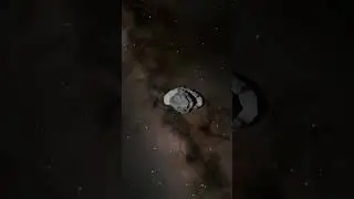 Ryugu and Little Big Itokawa collide.
